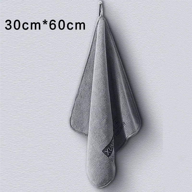 Color: black - High-end Microfiber Auto Wash Towel Car Cleaning Drying Cloth Hemming Car Care Cloth Detailing Car Wash Towel