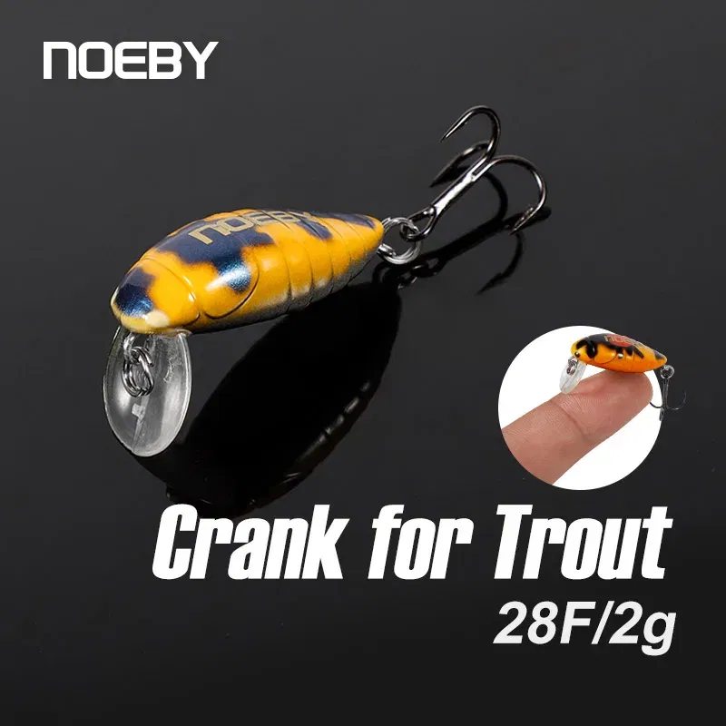 Color: Thistle, Size: 80mm - Noeby Crankbaits 28mm 2g Mini Floating Minnow Fishing Lures Artificial Hard Baits Small Crank Wobblers for Trout Fishing Tackle