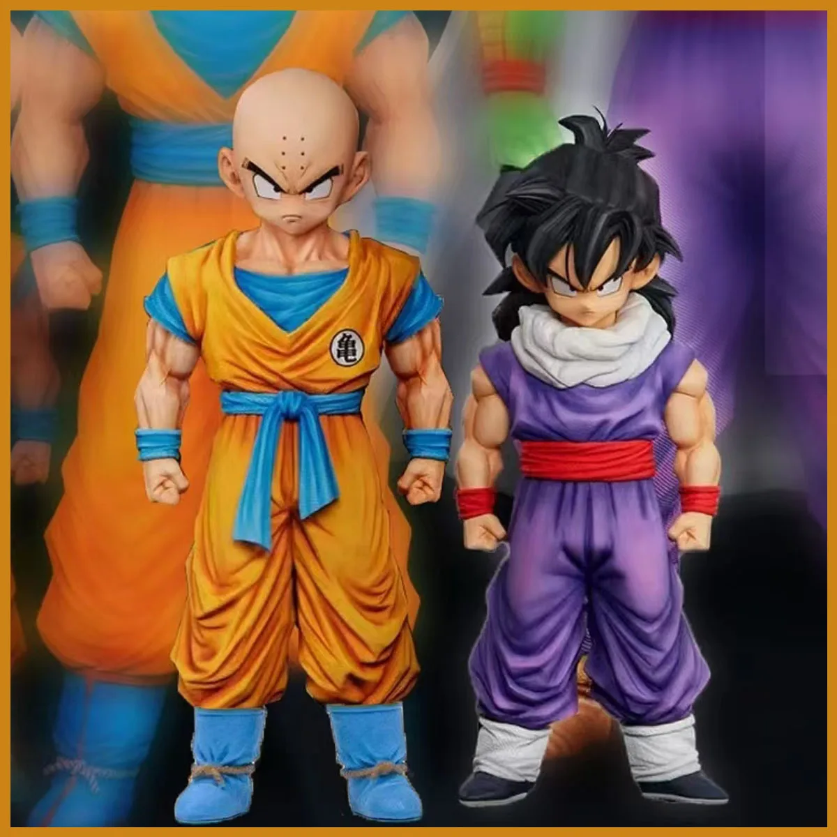 Color: WHITE - Anime Dragon Ball Z Figure Gohan/Krillin Figure Pvc Model Statue Doll Collection Decoration Figurine Model Toys Birthday Gift