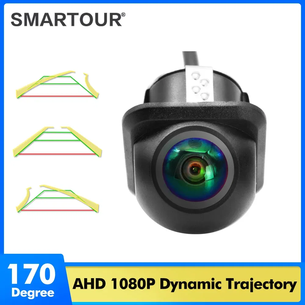 AHD 1080P Car Rear View Camera Fisheye Lens Night Vision Waterproof Universal Vehicle Reverse Blackup Camera AHD dynamic