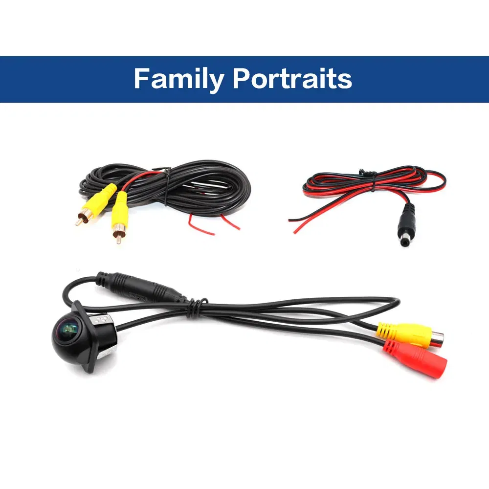 AHD 1080P Car Rear View Camera Fisheye Lens Night Vision Waterproof Universal Vehicle Reverse Blackup Camera AHD dynamic