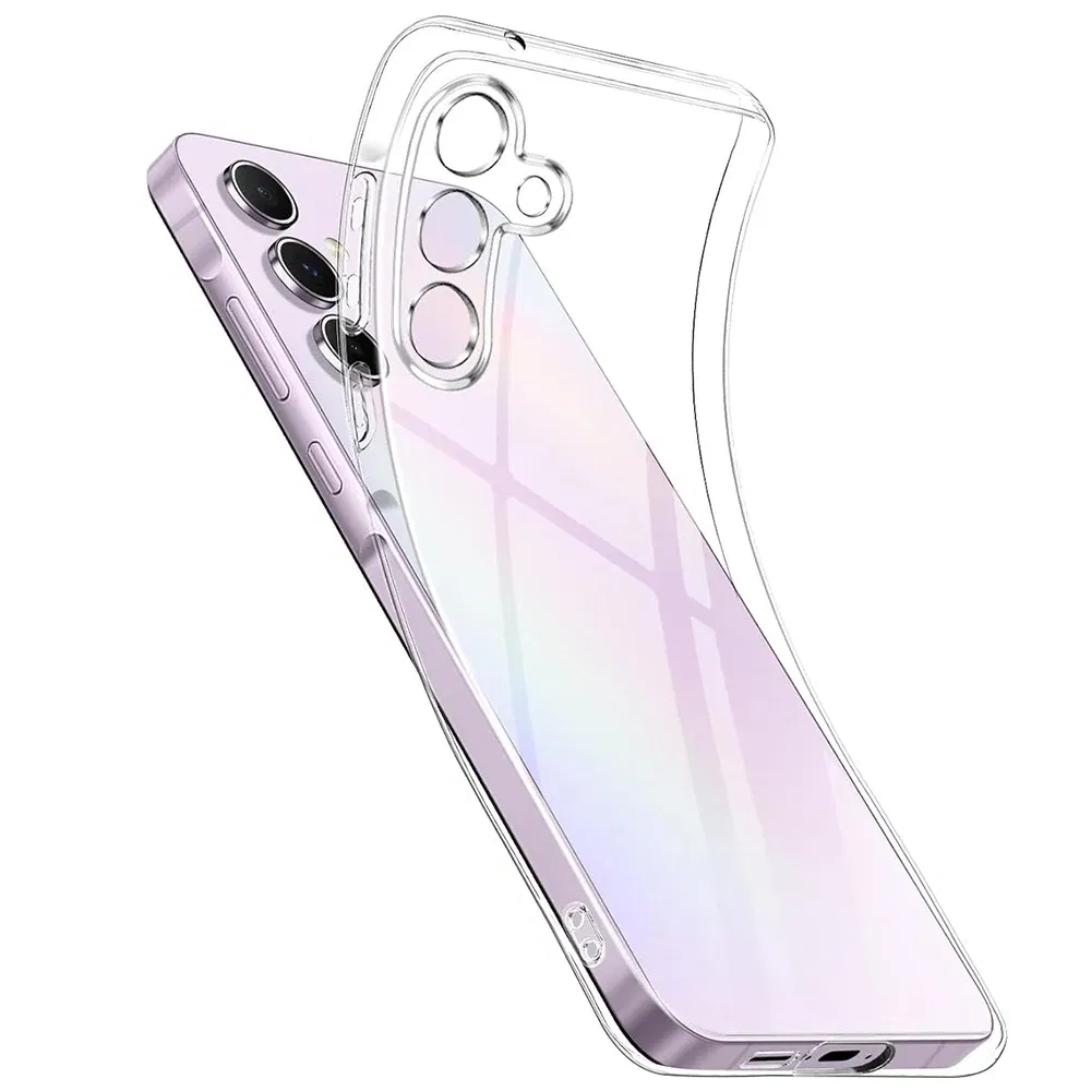 Material: PU - Ultra Thin Silicone Soft Case For Samsung Galaxy S25 S24 S23 S22 S21 S20 FE Plus Ultra Transparent Clear Cover Fundas