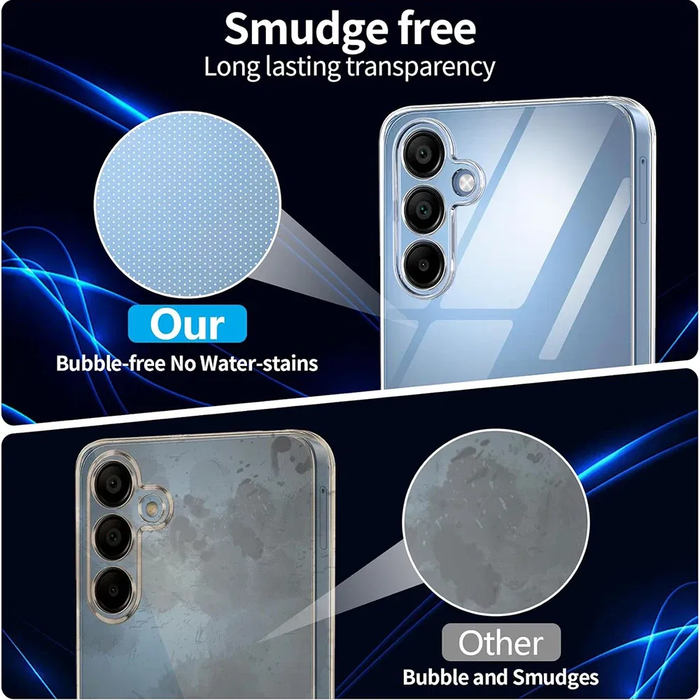 Material: PU - Ultra Thin Silicone Soft Case For Samsung Galaxy S25 S24 S23 S22 S21 S20 FE Plus Ultra Transparent Clear Cover Fundas