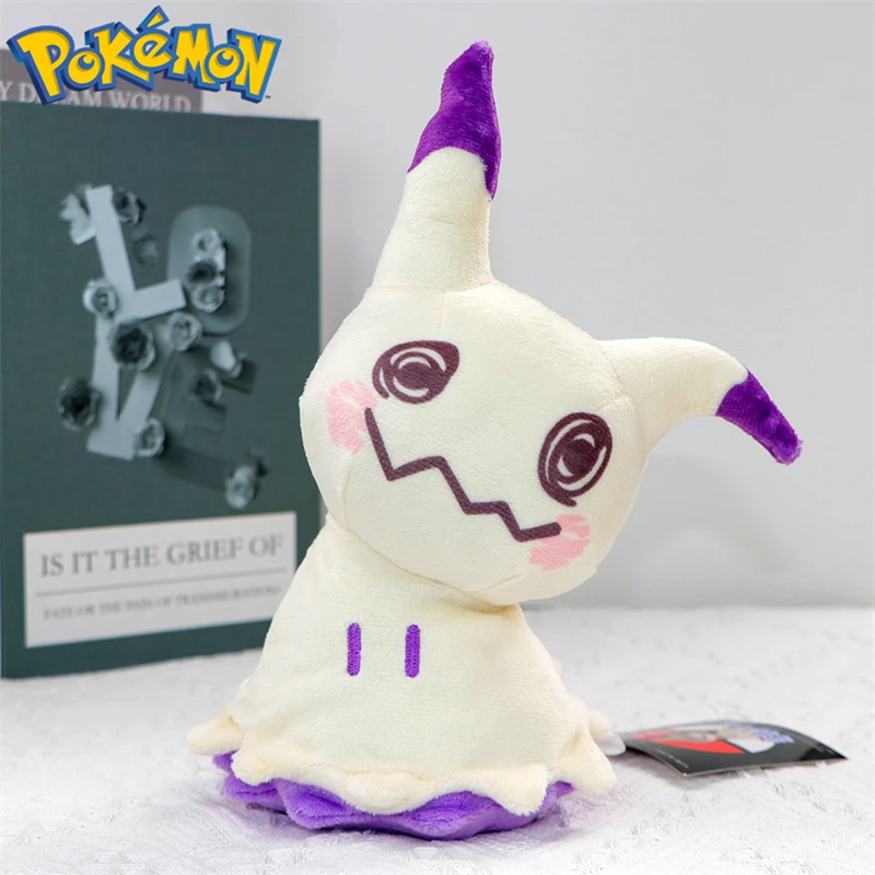 Color: Colorful - Pokemon Shiny Mimikyu Cubone Butterfree Plush Toys Anime Caterpie Shinx Charizard Stuffed Animal Peluche Dolls Birthday Gift Kid