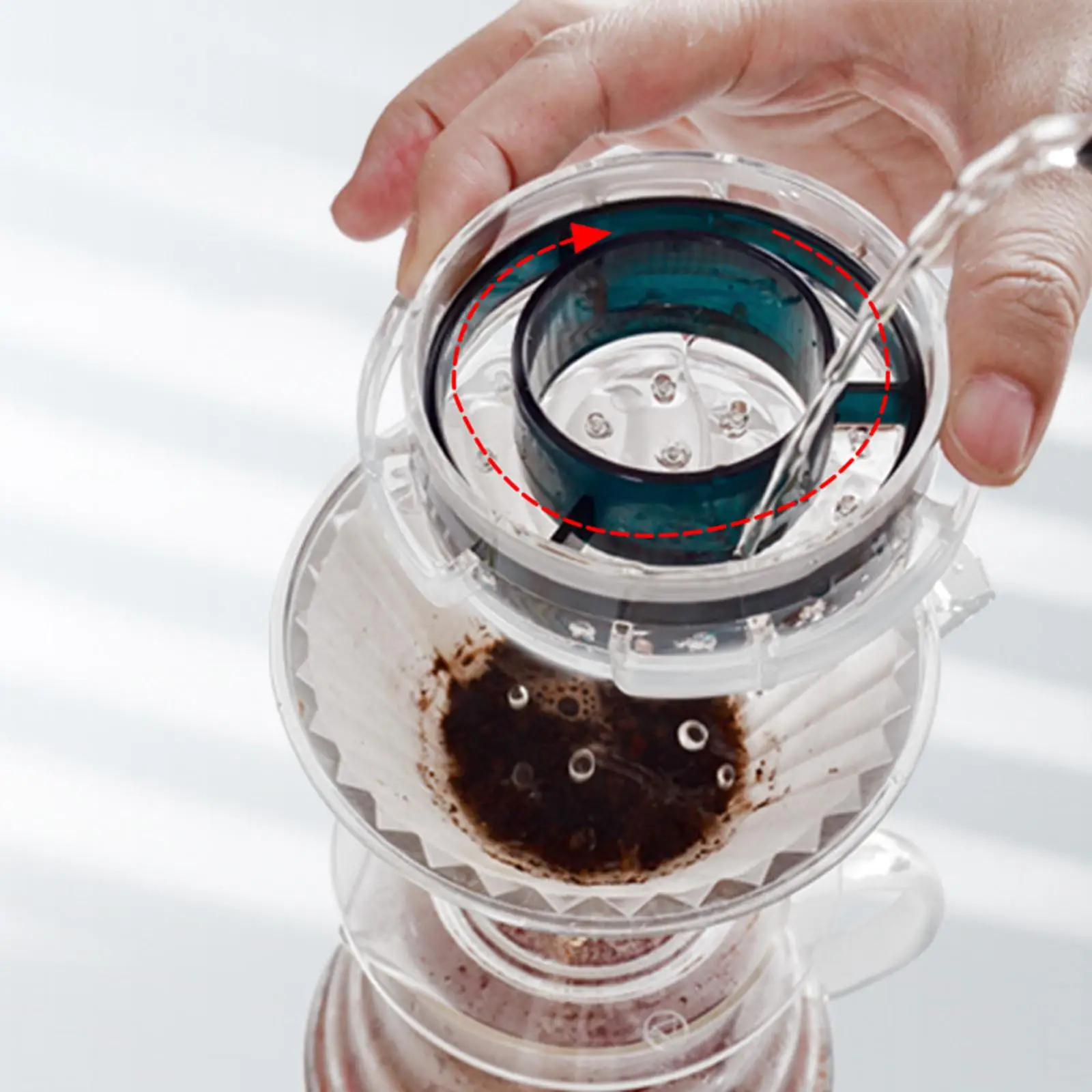 Pour Over Coffee Dripper Coffee Drip Shower Reusable 19 Hole for Cafe