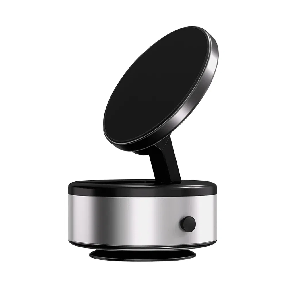Color: Red - Intelligent Mobile Phone Holder Double-Sided Car Mount Magnetic Universal Adsorption Bracket Vacuum Adsorption Stable For Phone