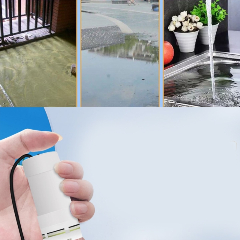 Color: Black - Water Pump Self-priming Pump 5V Water Pump USB Small Pump Vacuum Mini Elecctric Water Pump Replacement 4L/min Drop Ship