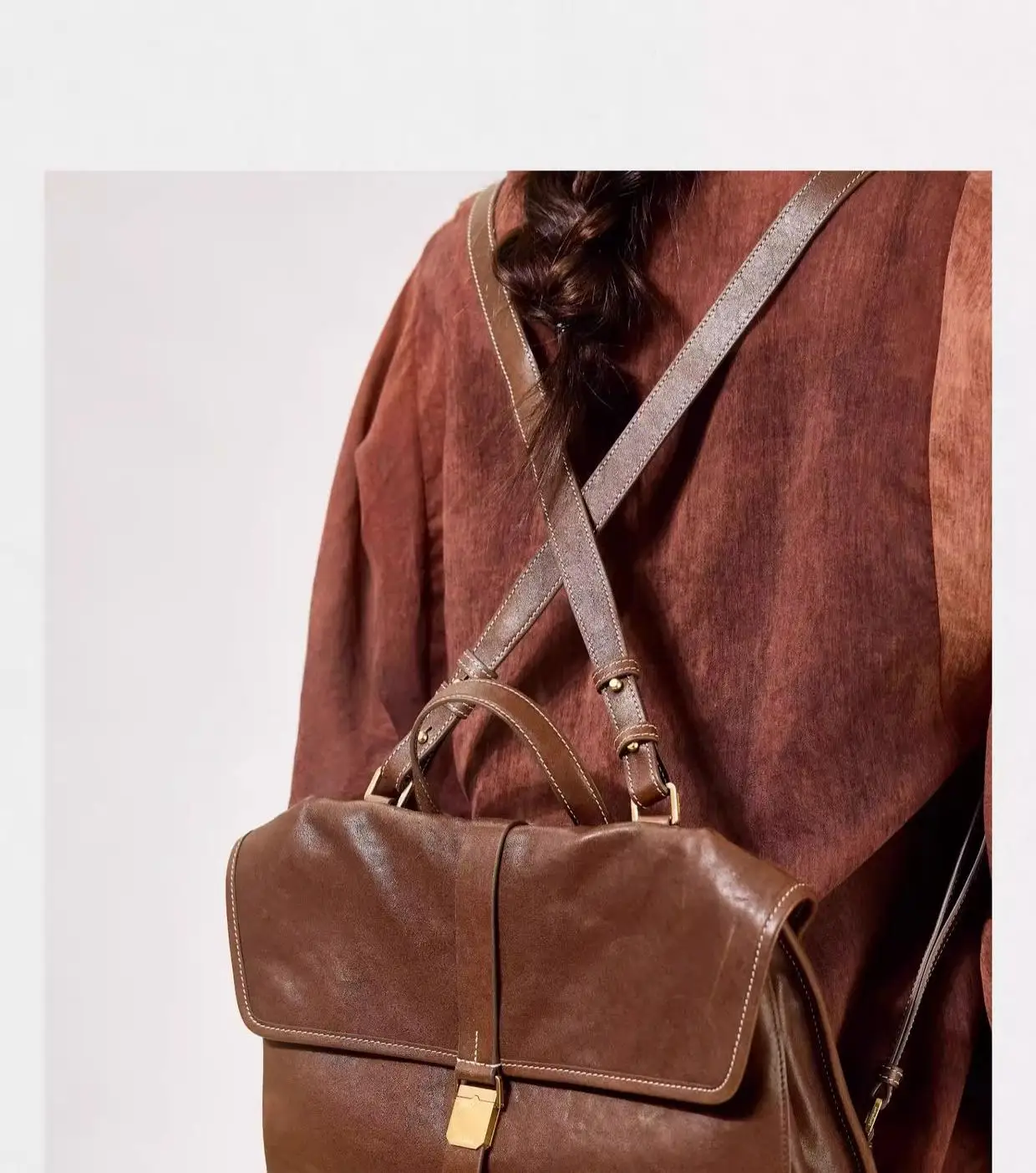 Color: Beige - Songmont Mountain Rambler Backpack, Unisex Convertible Briefcase for Work Commute & Crossbody Carry