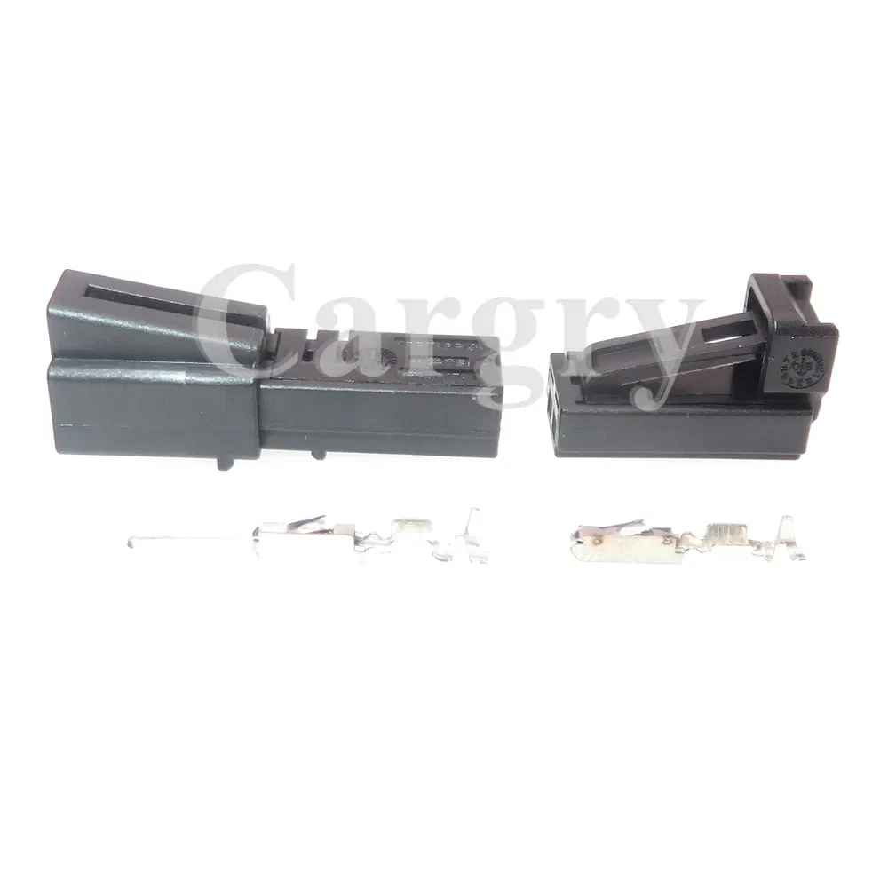 Color: PURPLE - 1 Set 2P Automobile Speaker Wire Harness Socket with Wires AC Assembly for VW Audi 1-1534113-1 1534155-1 4B0971832 4E0972575