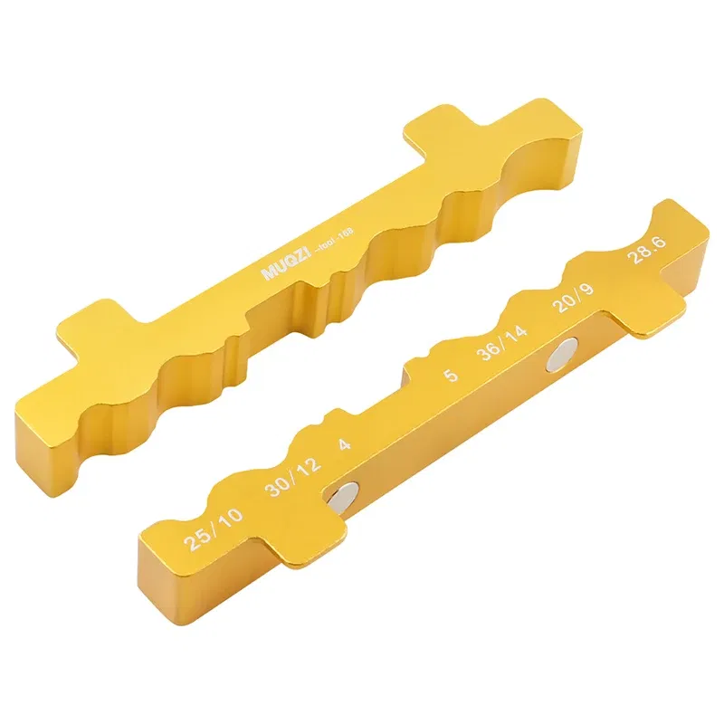 Color: Orange - MUQZI Universal Bench Vise Jaw Inserts Vise Pads for Pedal Seatpost Cassette Fork Hub Bike Tool Compatible with Any Metal Vise
