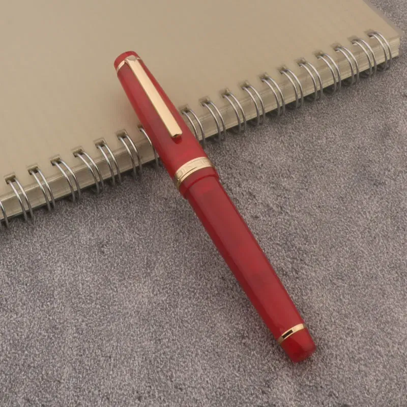 Color: Clear - JinHao 82 Fountain Pen Color match Dip in water Glass Nib Stationery Office School Supplies Ink Pens