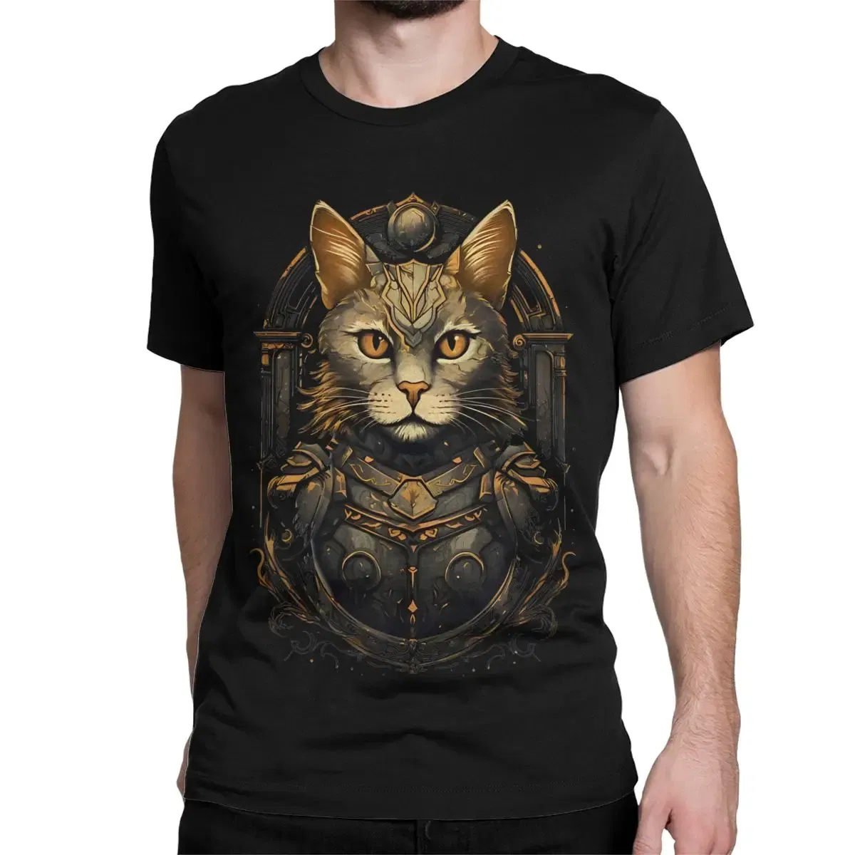 Color: Gold, Size: 6XL - Awesome Adeptus Astartes T-Shirt Men Women's O Neck Pure Cotton T Shirts W-Warhammer 40k Short Sleeve Tee Shirt 6XL Tops