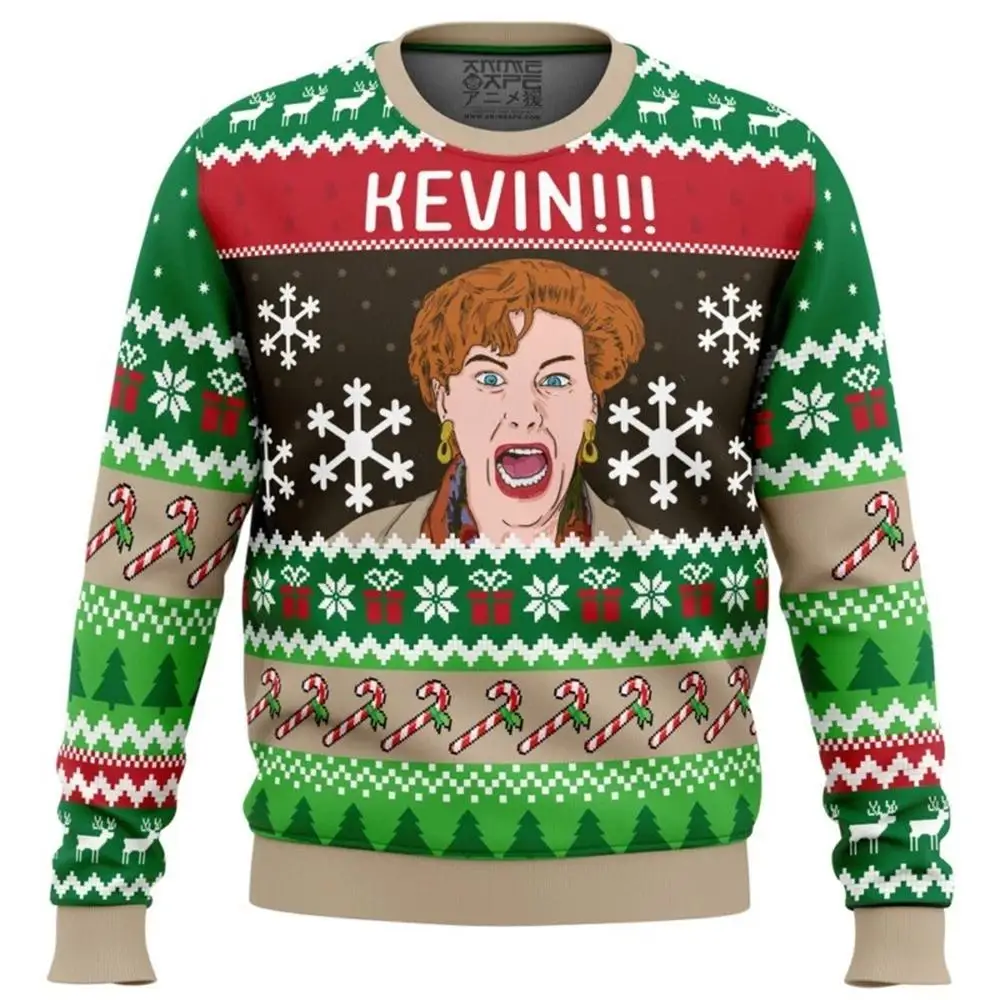 Color: green, Size: XXS - New Style Sweatshirt For Spending Christmas Alone At Home Ugly Christmas Pullover 2026 Fashionable Casual Couple Sweatshirts