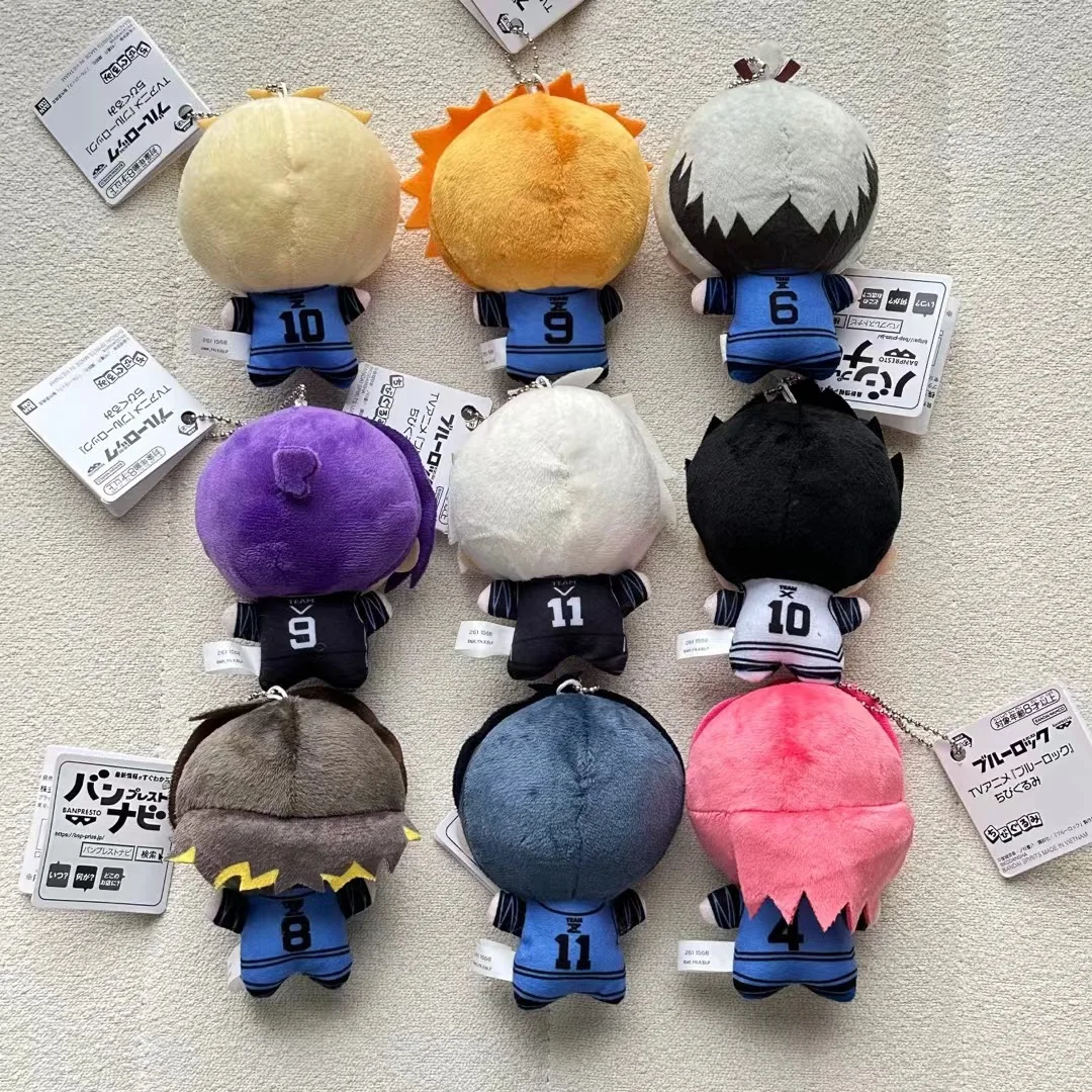 Color: WHITE, Height: 11cm-30cm - 10cm Mini BLUE LOCK Plush Stuffed Doll Seishiro Nagi Isagi Yoichi Chigiri Bachira Meguru Doll Pendant Keychain Toy For Gift