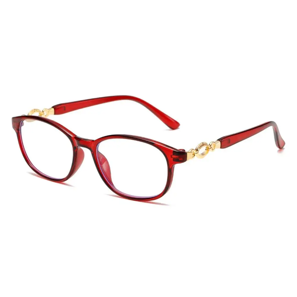 Frame Color: black, Eye Prescription: +100 - FG New 3 in 1 Progressive Multifocal Reading Glasses Women Anti-blue Eyeglasses Easy To Look Far and Near +1.0 To +4.0