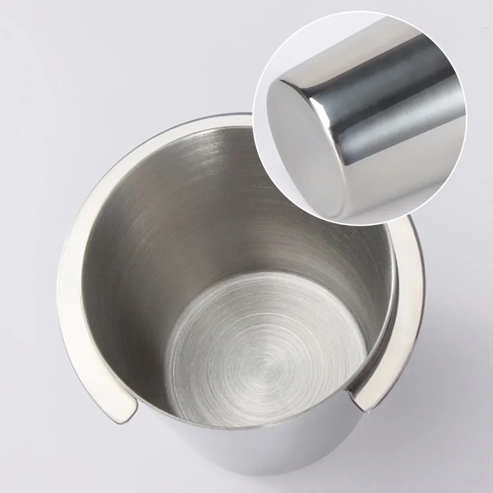 Color: Yellow - Coffee Dosing Cup 51/54/58mm Coffee Bean Measuring Cups Stainless Steel Replacement Cafe Barista Tool for Espresso Machine