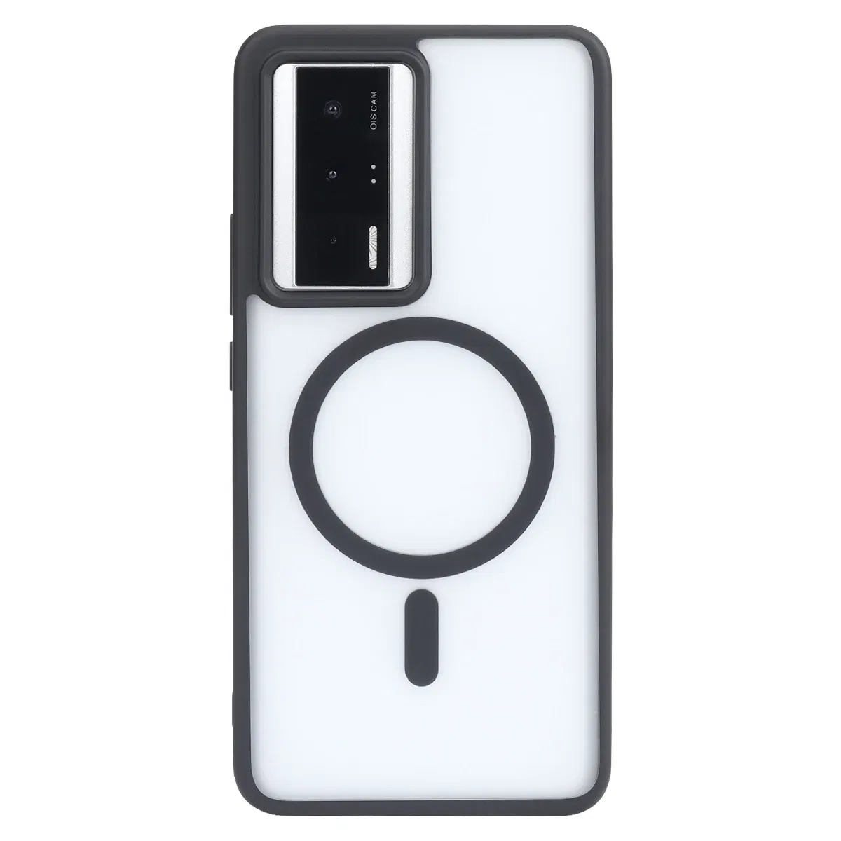 Color: black, Material: ABS - For Xiaomi POCO F5 Pro 5G Shockproof Phone Case Magnetic Luxury Matte Clear Magnetic Wireless Charging Magsafe Case