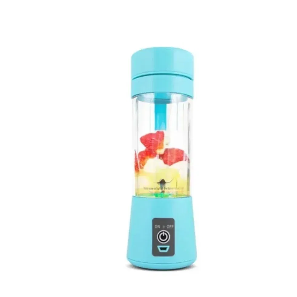 Color: Red - Portable Mini Blender for Shakes and Smoothies Rechargeable USB 380ML Traveling Fruit Juicer Cup Hand Fruit Blender Juicing Cup