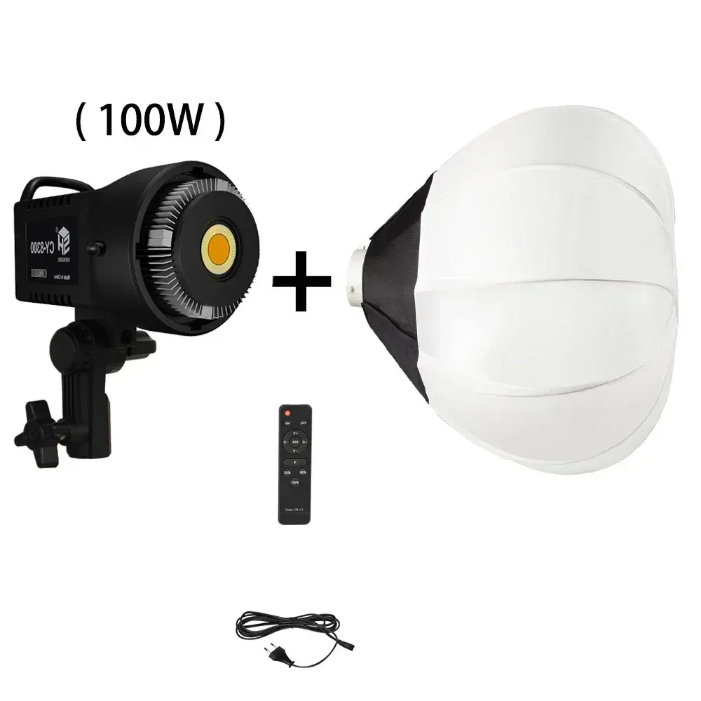 Color: Beige, Ships From: brazil - 100W Photography LED Video Light Daylight-Balanced Sun Lamp for Portrait Flash Studio Accessories Youtube Live
