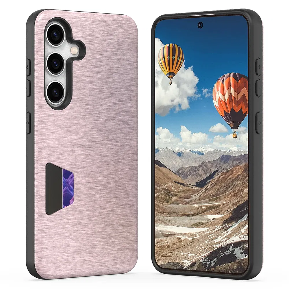 Color: Brown, Material: Cotton - MOLANCANO Card Holder Phone Case For Samsung S24 Ultra S21 S22 S23 Plus Galaxy A54 A53 A34 A33 A24 A23 M23 M33 M53 G4 5G Cover
