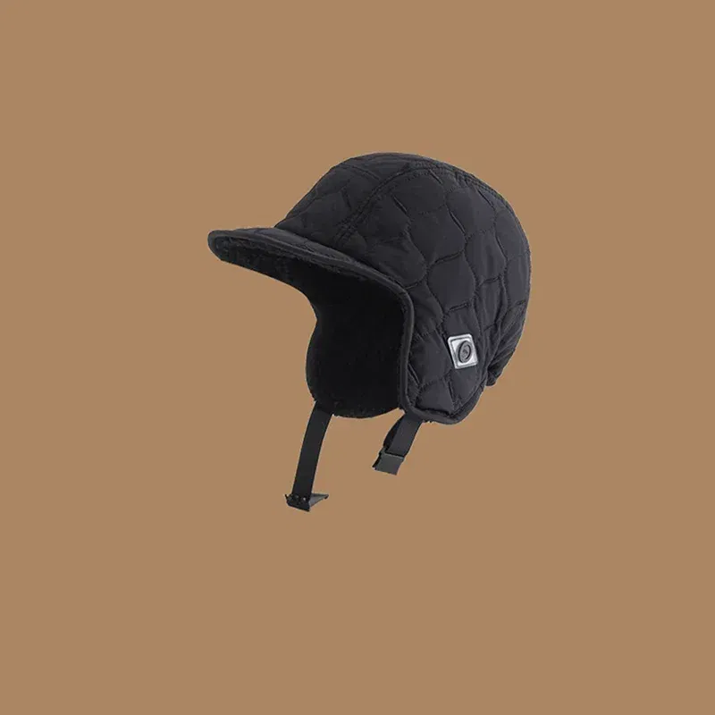 Color: WHITE - Winter Men Women Trapper Aviator Trooper Earflap Warm Waterproof Ski Down Hat Bomber Cap Ear Protectors Hats Reversible Wearable