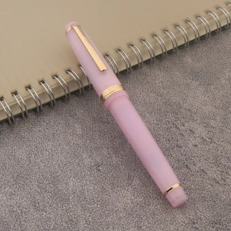Color: Dark Khaki - JinHao 82 Fountain Pen Color match Dip in water Glass Nib Stationery Office School Supplies Ink Pens