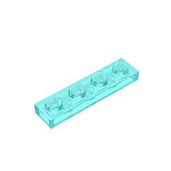 Color: BRIGHT PINK - Gobricks 10PCS MOC Bricks Parts Plate 3710 1x4 Compatible Assembles Particles For Building Blocks DIY Bricks Educational Toys