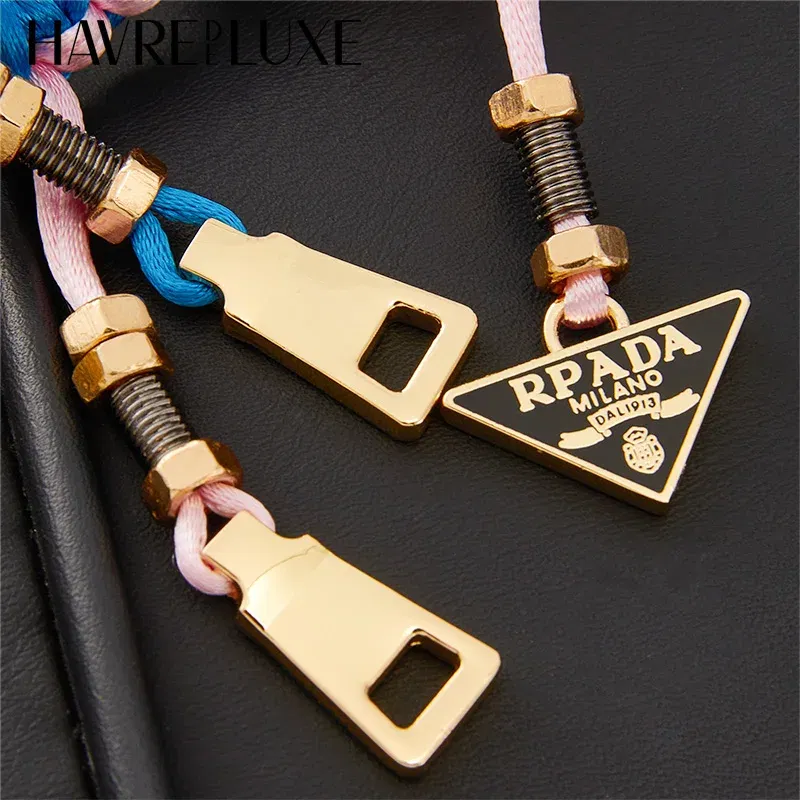 Robot Pendant Rope Braided Lanyard Bag Charm Creative Cute Genuine Leather Car Key Decoration Bag Accessories
