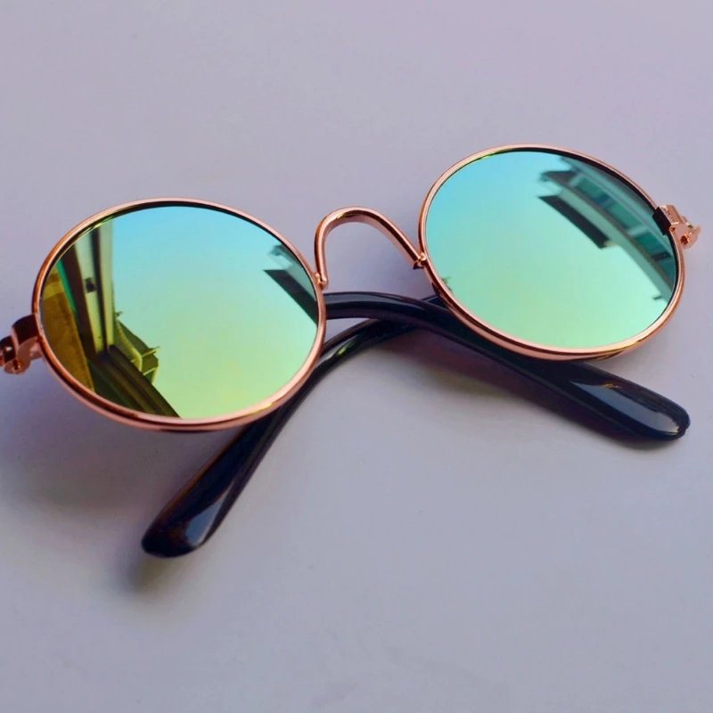 Color: Violet - Doll Cool Glasses Pet Sunglasses For BJD Blyth American Grils Toy Photo Props Dropship