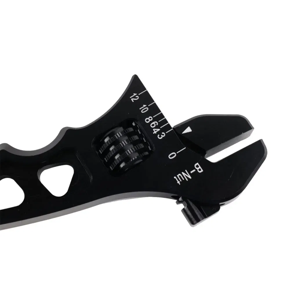 Color: PURPLE - Aluminum Adjustable Spanner Wrench Tool for Fuel Hose End Fitting 3AN to 12AN