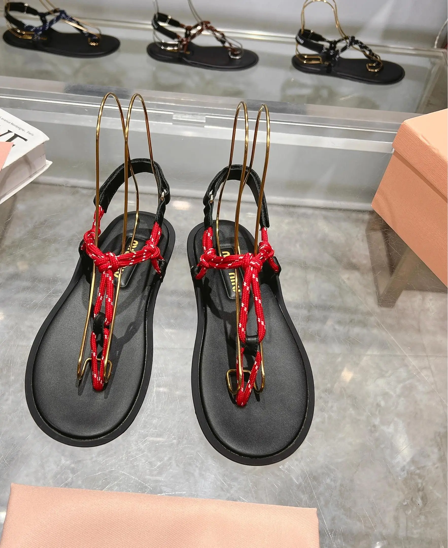 Color: black, Shoe Size: 35 - 25 New Summer Products, Super Cost-effective, Summer Sandals and Flip-flops Are Versatile and Trendy, MIU Series Flip-flops
