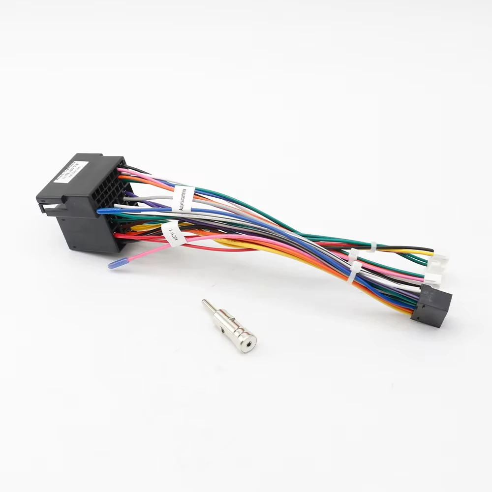 Color Name: black - Car 16pin Wiring Harness Adapter Canbus Box Decoder Radio Power Cable For Renault Logan Sandero Duster Symbol RP5-RN-101