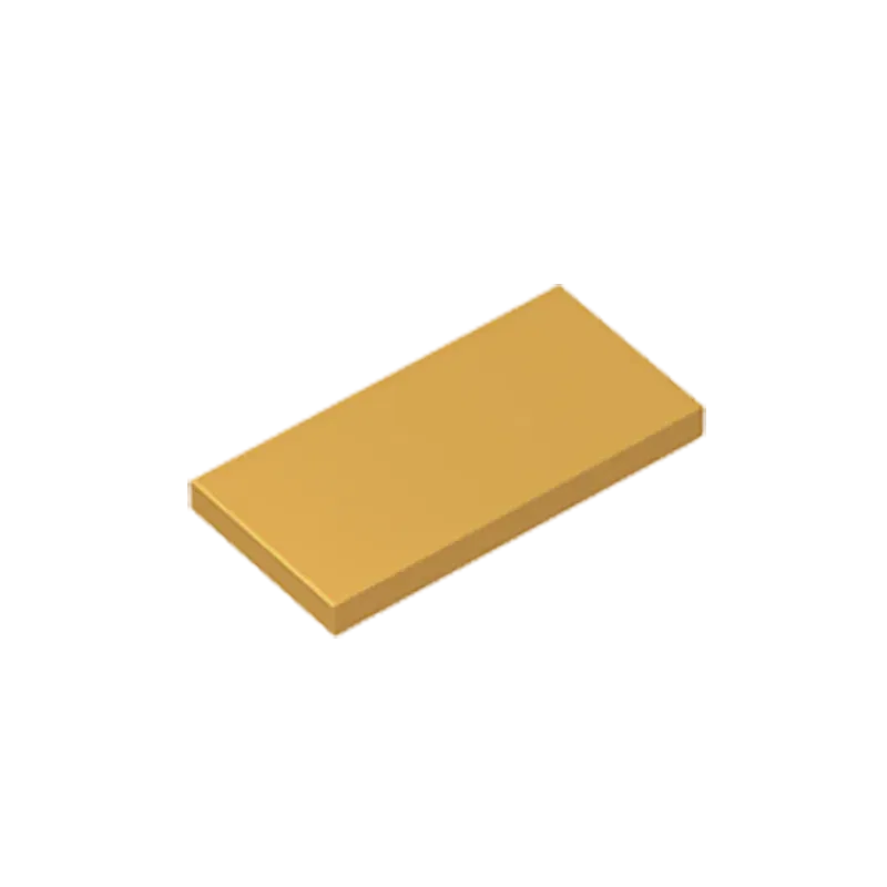 Color: Dark Green - Gobricks GDS-614 Tile 2 x 4 compatible with lego 87079 pieces of children's DIY Educational Building Blocks Technical