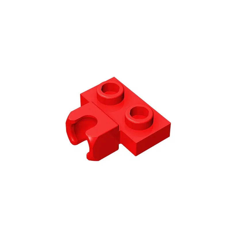 Color: Light  Blue - MOC PARTS GDS-850  Plate, Modified 1 x 2 with Small Tow Ball Socket on Side compatible with lego 14704 pieces of children's toys