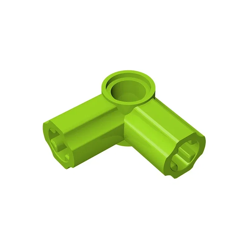 Color: Red - Gobricks GDS-921 Technical, Axle and Pin Connector Angled #6 - 90 degrees compatible with lego 32014 pieces of children's DIY