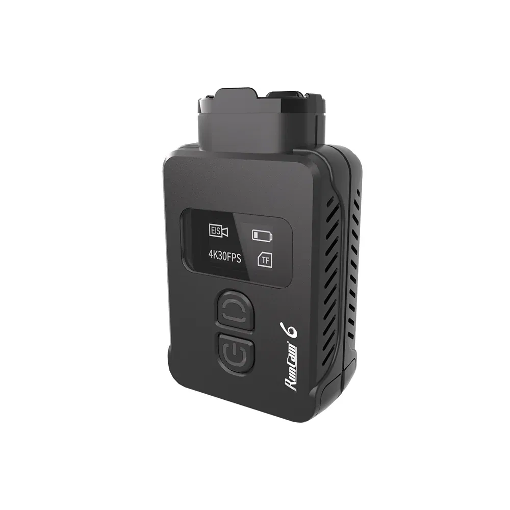 Color: Black - RunCam 6 4K 30FPS FPV Action Sport Camera