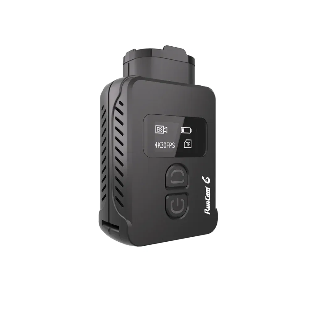 Color: Black - RunCam 6 4K 30FPS FPV Action Sport Camera