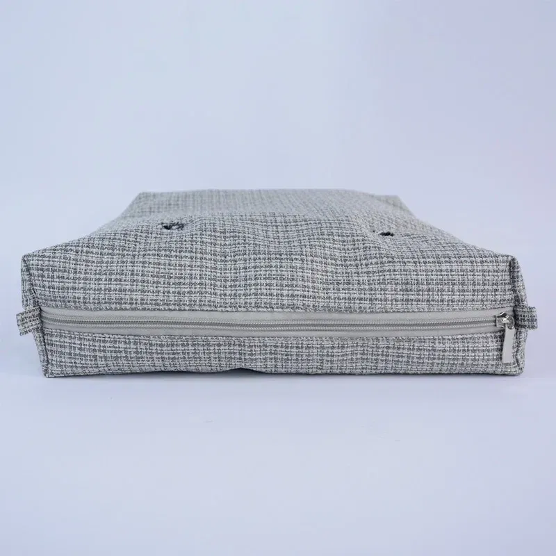 Color: WHITE - TANQU Classic Mini linen canvas organizer fabric inner lining Insert for Obag Mini O Bag Women's Handbag Accessory