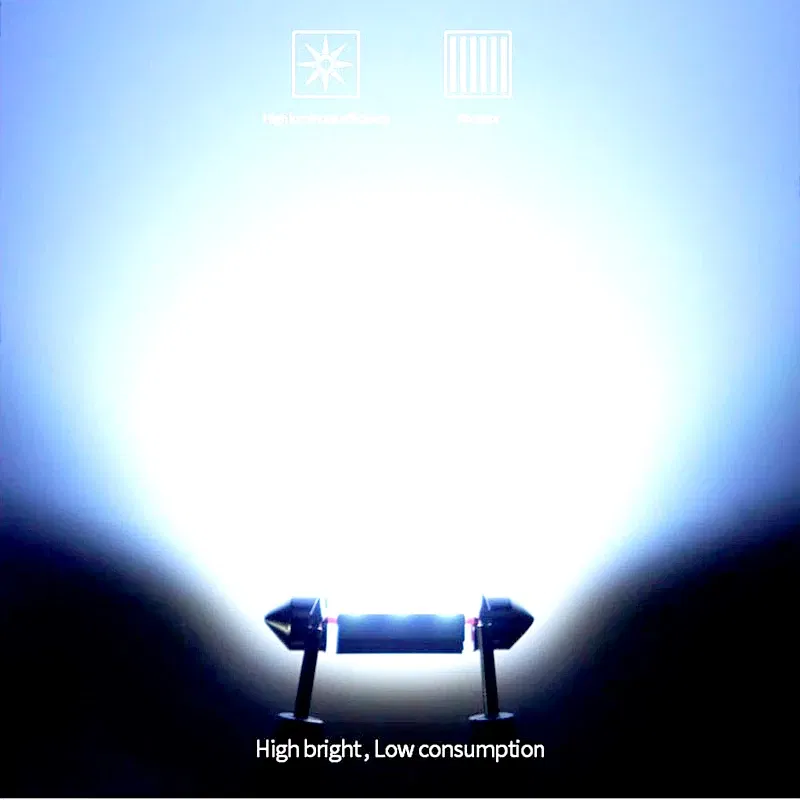 Emitting Color: WHITE, Color Temperature: 3000K - 1pcs 3030 Festoon 31mm 36mm 39mm 41/42mm C5W Led Bulb CANBUS C10W Dome Reading Lamp Car Beleuchtung Interior License Plate Light