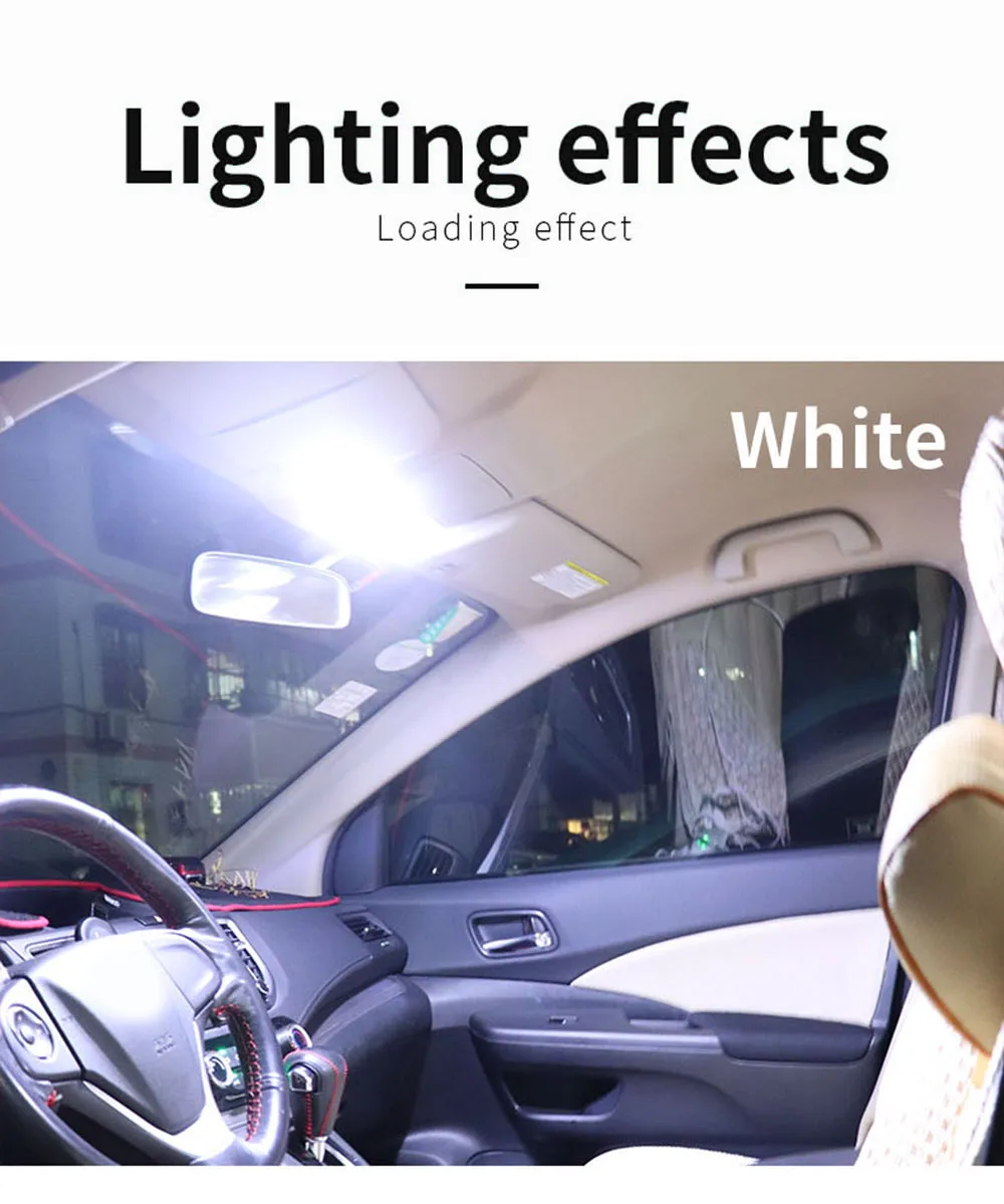Car LED Light Festoon 31mm 36mm 39mm 41mm CANBUS no error 3030 6SMD 10