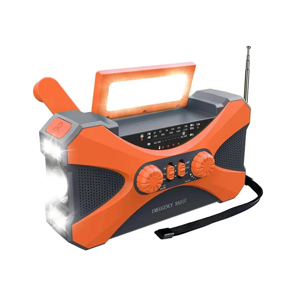 Color: green, Ships From: CHINA - New! 10000mAh Emergency Radio Portable AM FM WB NOAA Solar Hand Crank Radios Weather Radio LED Flashlight SOS Alarm Power Bank .