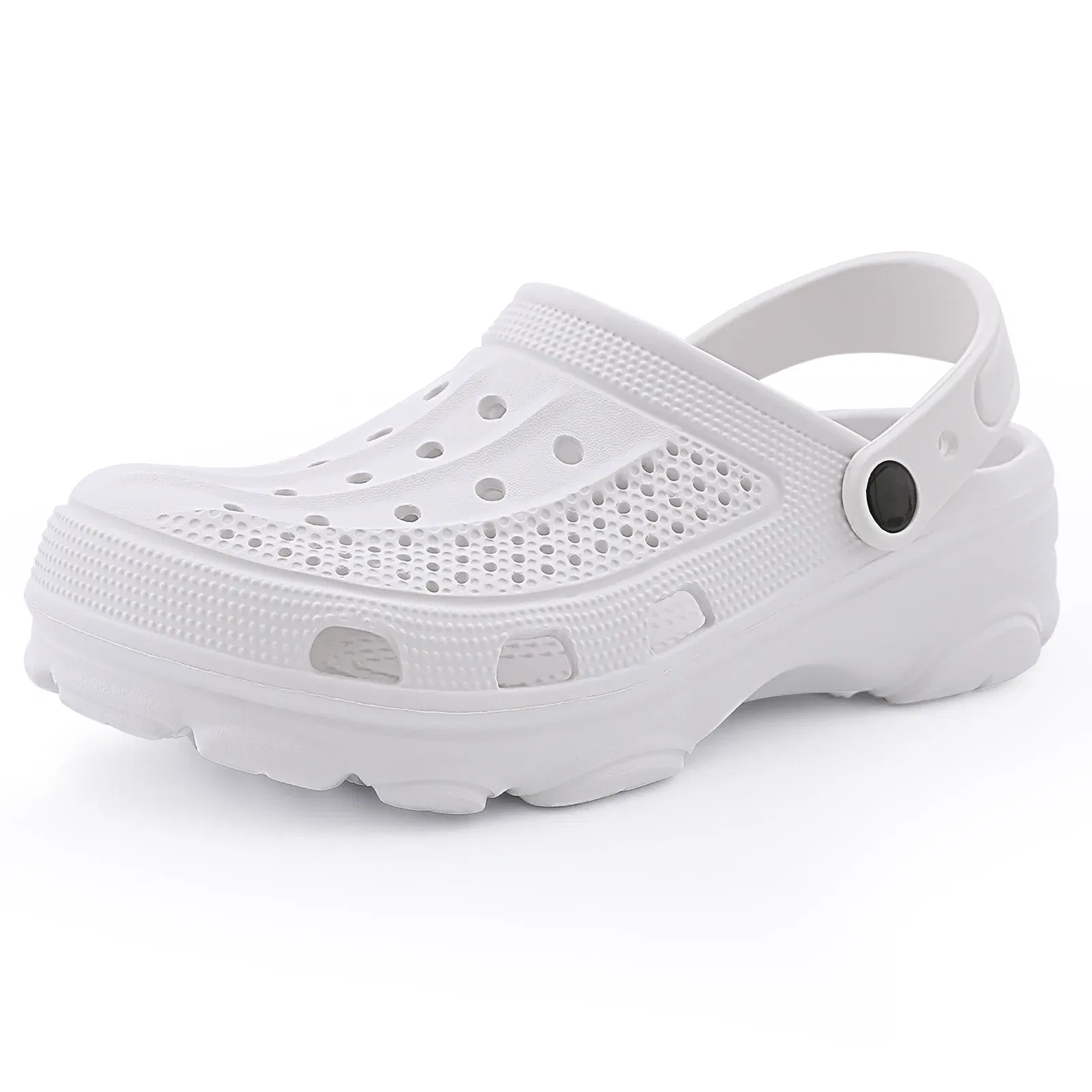Color: Clear, Shoe Size: 41 - Smile Pop Casual Men Clogs Slippers Band Summer Slippers Outdoor Non-slip Beach Cozy Men Shoes Soft EVA Home Breathable Slippers