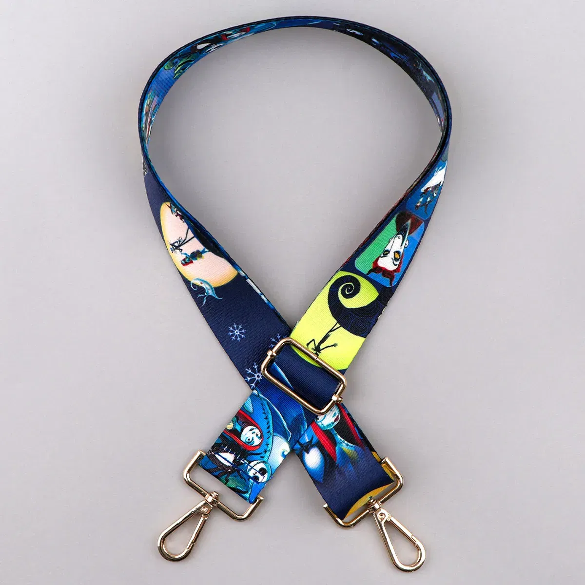 Color: Silver - Cute Cat StitchLadies Messenger Bag Shoulder Strap Bag Strap One Shoulder Adjustable Shoulder Strap Accessories Bag Strap