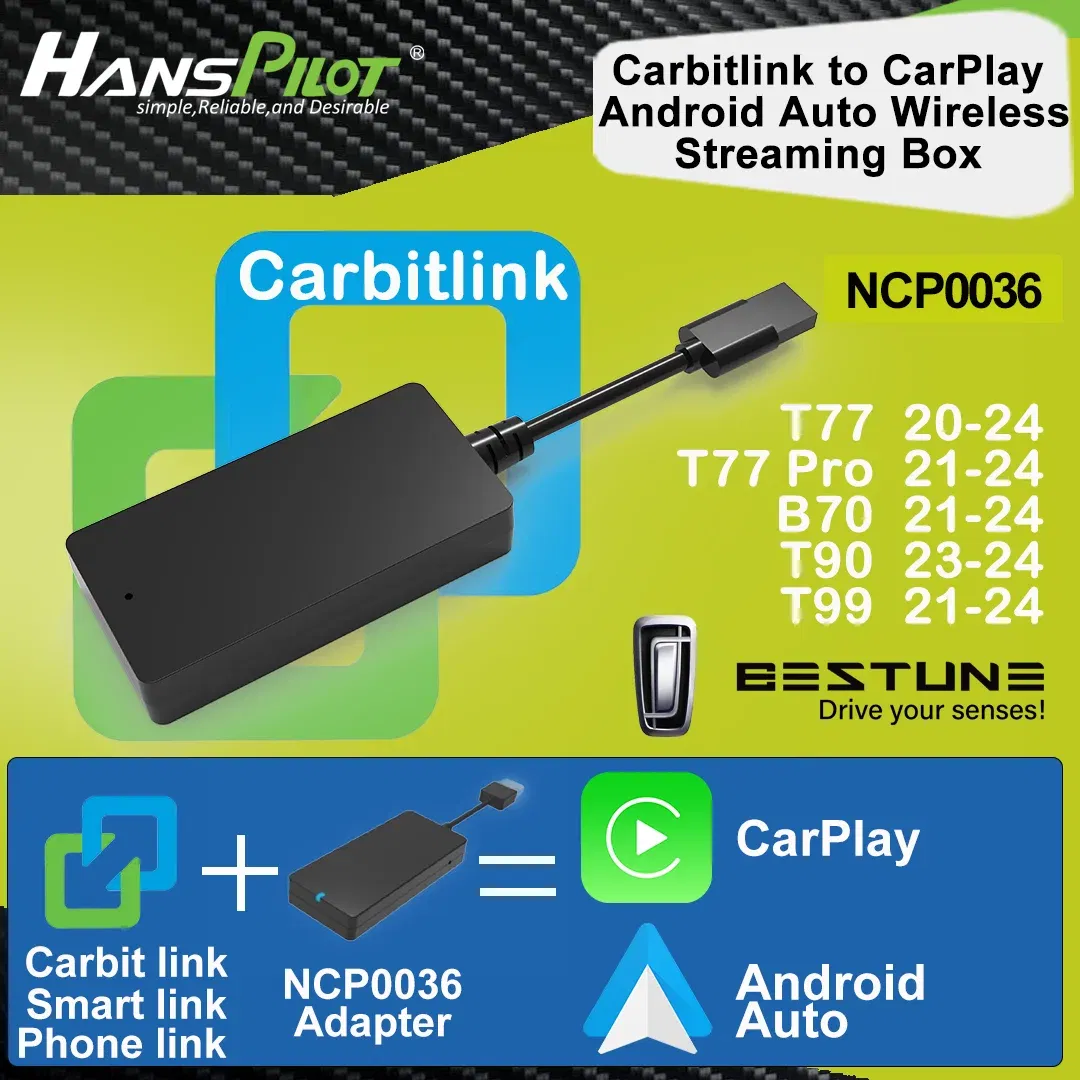 Color: Yellow, Ships From: CHINA - NCP0039 NCP0036 Bestune FAW T77 B70 T99 T90 carbitlink smartlink easy connection to Wireless CarPlay Android Auto