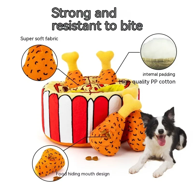 Plush Food Leakage Puzzle Simulation