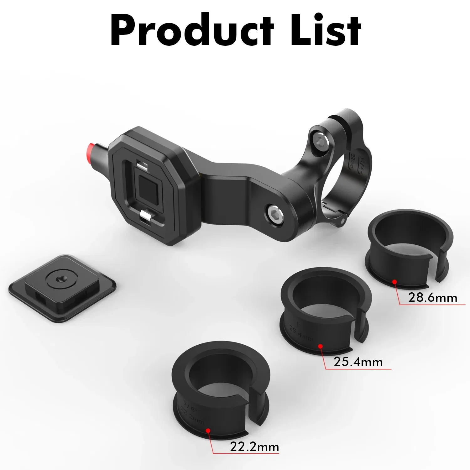 Universal Bicycle Mountain Bike Phone Holder MTB Motorcycle Scooter Handlebar Mobile Phone Mount Stand Security Lock Bracket