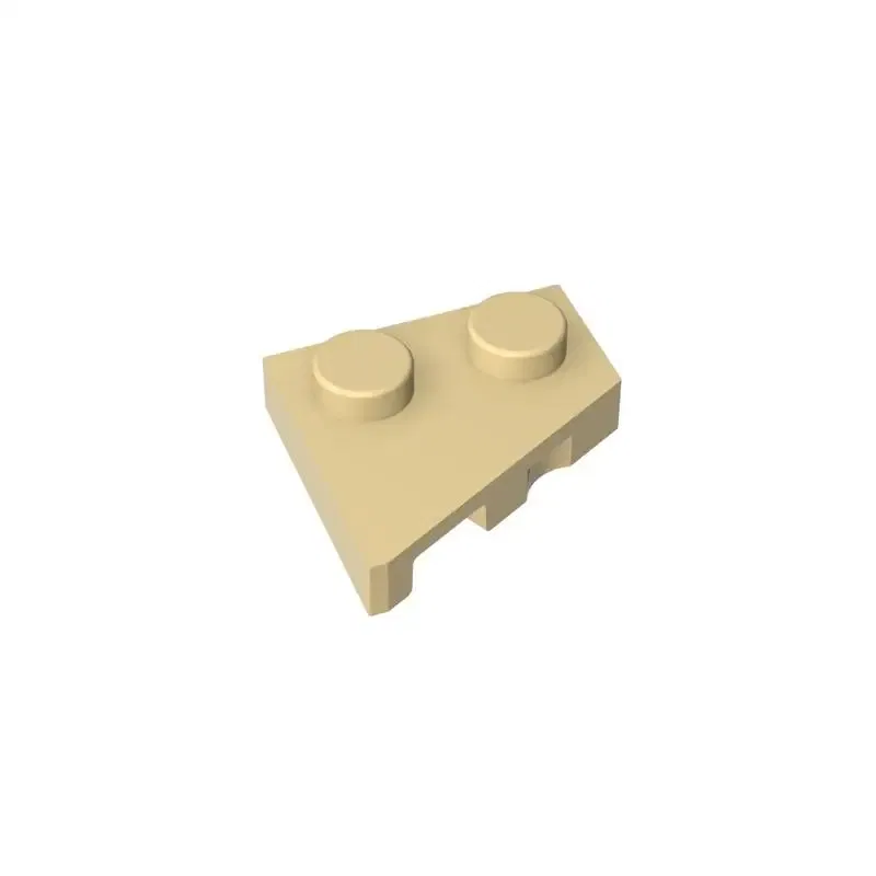 Color: Yellow - Gobricks 10PCS Parts Wedge, Plate 2 x 2 Left Compatible with 24307 pieces of children's toys Building Blocks Educatonal Techni