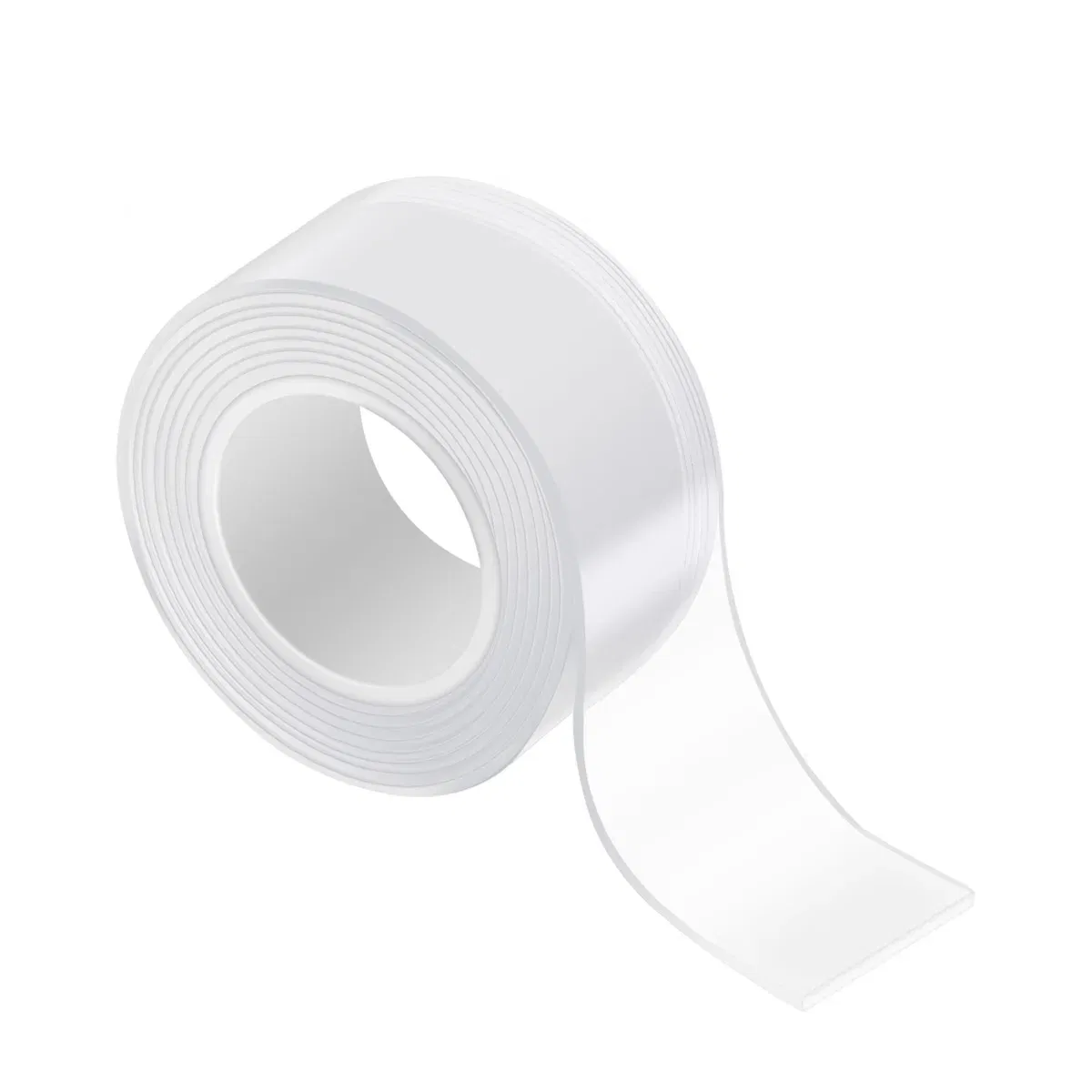 Color: Translucent, Length: 50M, Width: 20mm - Waterproof Wall Stickers Reusable Heat Resistant Bathroom Home Decoration Tapes Transparent Double Sided Nano Tape