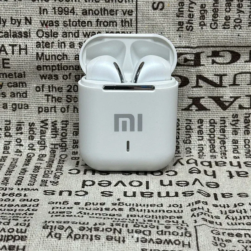 Color: WHITE - xiaomi J18 Wireless Earphone Bluetooth Headset 9D Noise Reduction Gaming Headset With Microphone TWS Ear Buds Hands-free Earbuds