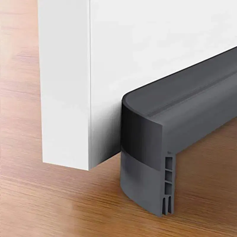 Color: GRAY, Length: 3M, Ships From: CHINA - Under Door Draft Stopper Stripping With Strong Adhesive For Bottom Of Doors Seal Dust-Proof Winter-Proof Block Light And Noise